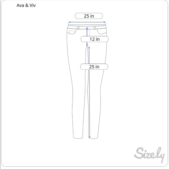 NWT Ava & Viv Boyfriend Distressed Crop - Picture 5 of 5